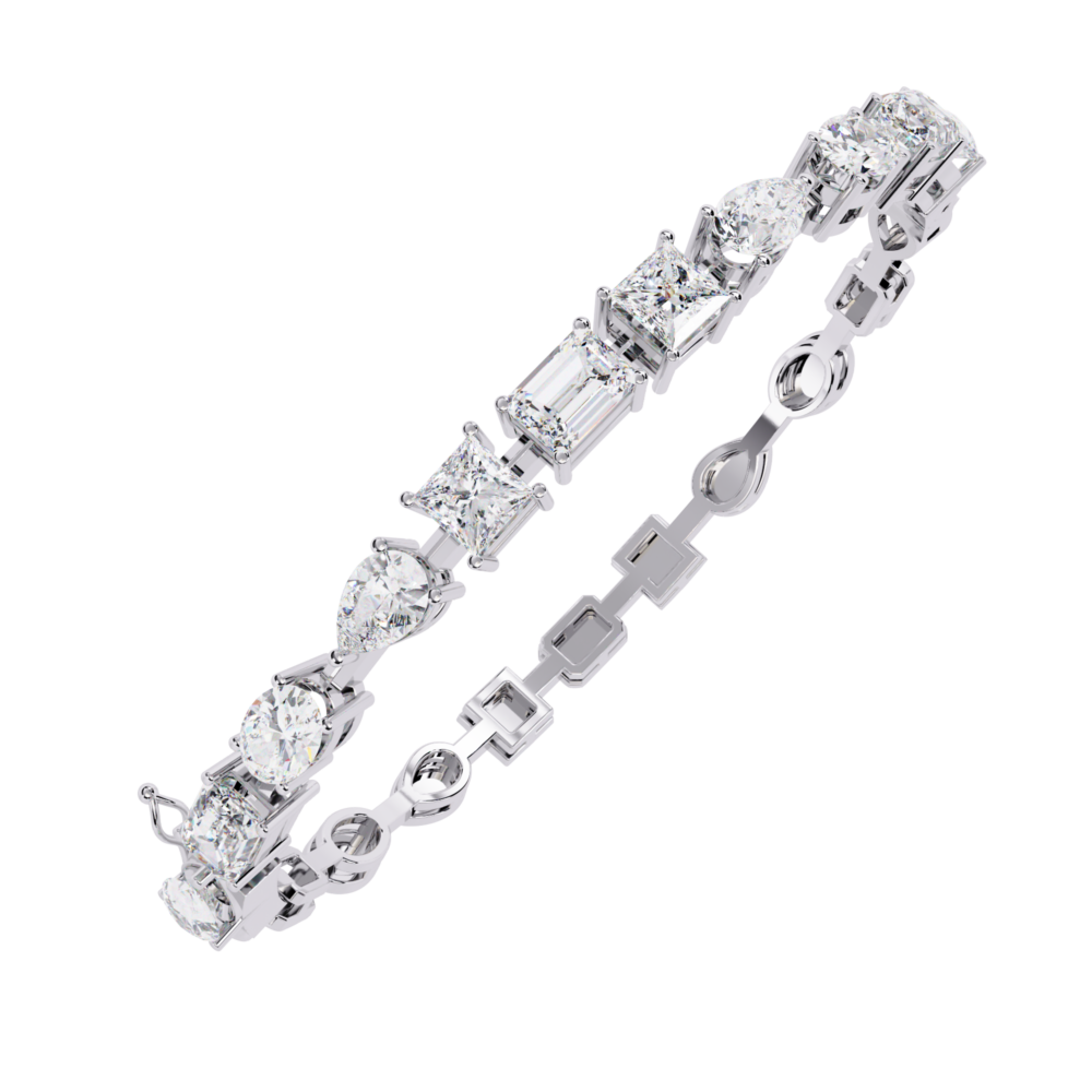 Lumière Pear Princess Oval Custom Emd Pear Costom Emd BRACELET - Image 8