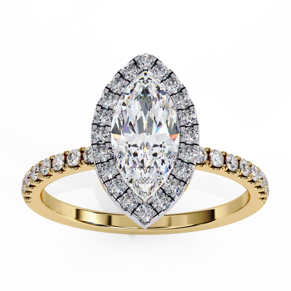Vanderbilt MARQUISE & ROUND RING - Image 5