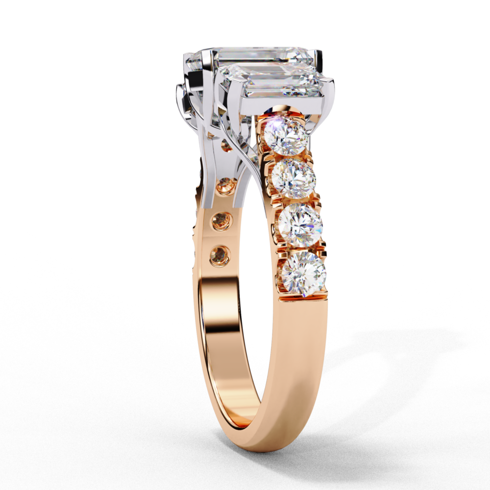 Valentina EMERALD & ROUND RING - Image 3