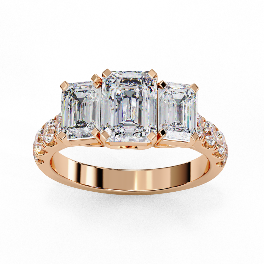Valentina EMERALD & ROUND RING - Image 4