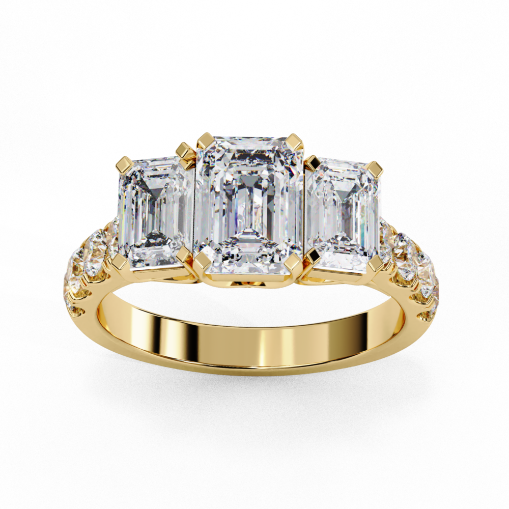 Valentina EMERALD & ROUND RING - Image 5