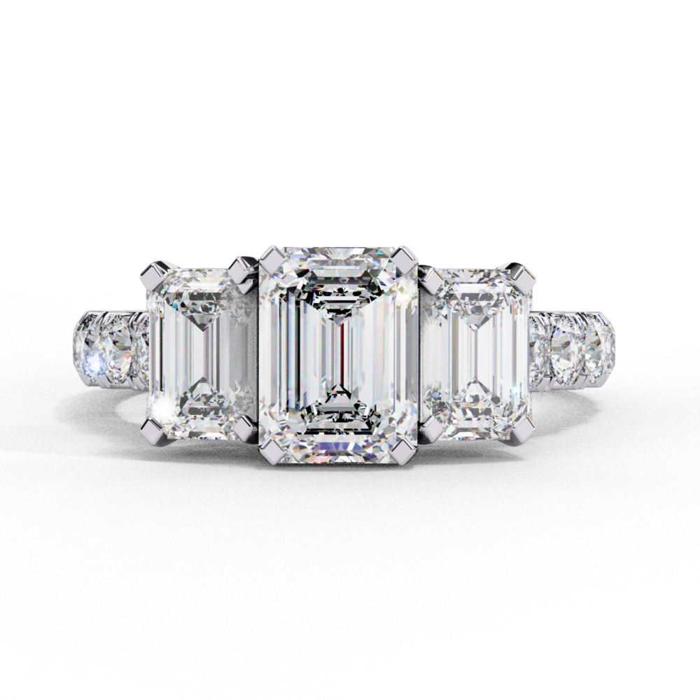 Valentina EMERALD & ROUND RING - Image 8