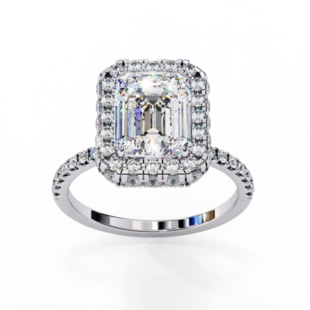 Vanderbilt EMERALD & ROUND RING - Image 4