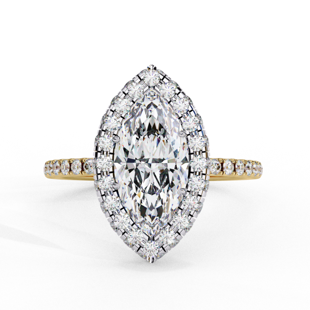 Montclair MARQUISE & ROUND RING - Image 3