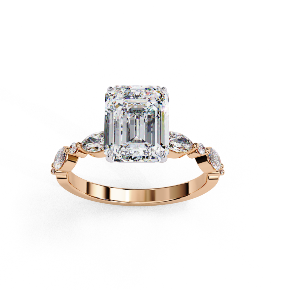 Celestia EMERALD & MARQUISE RING - Image 3