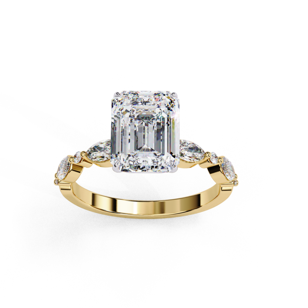 Celestia EMERALD & MARQUISE RING - Image 4