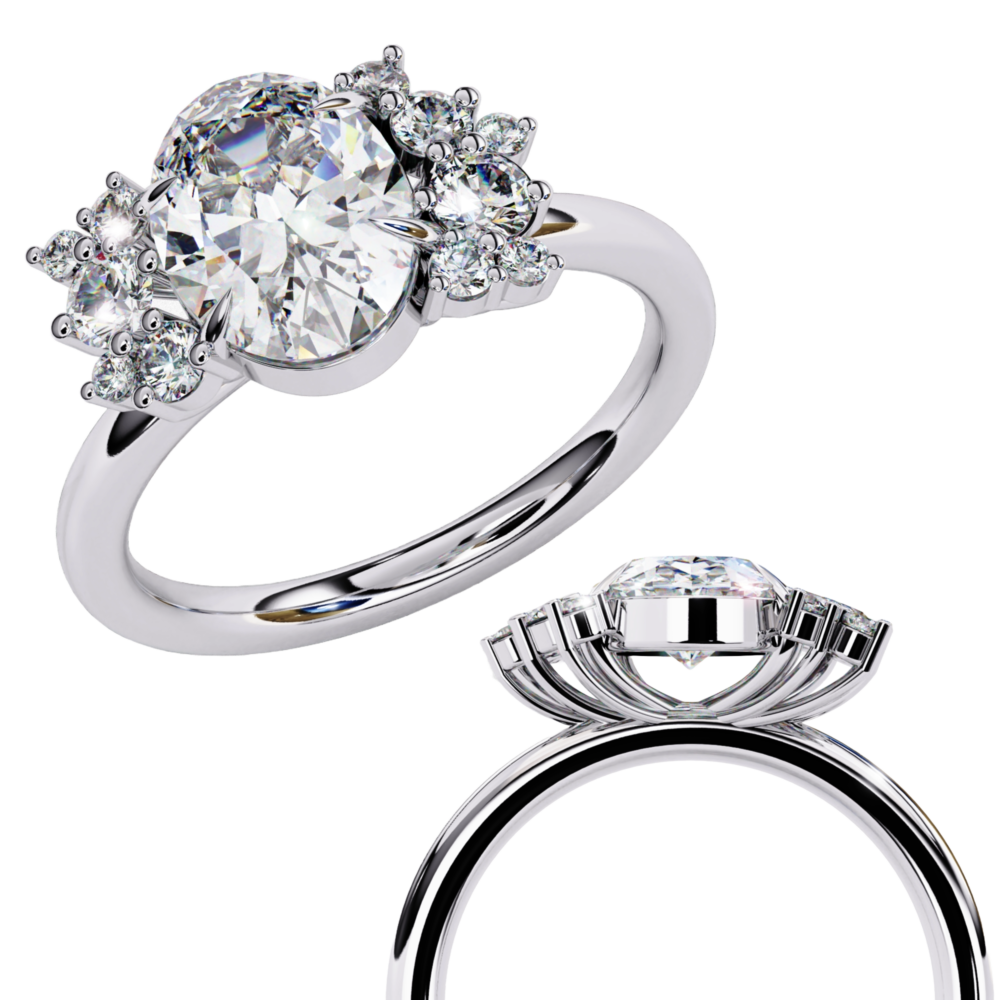 Reginalda OVAL & ROUND RING - Image 5