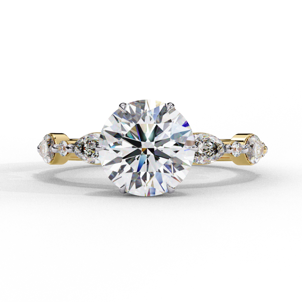 Anastassia MARQUISE & ROUND RING - Image 6