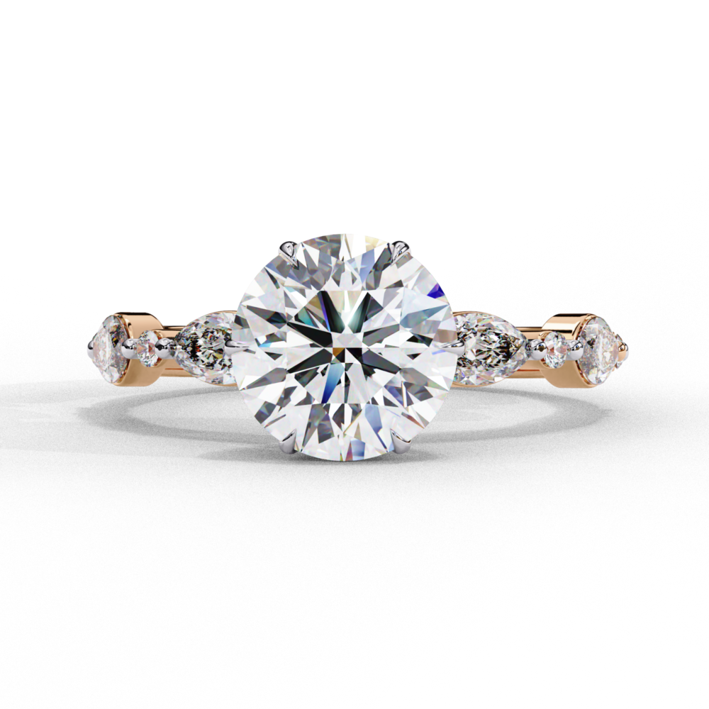 Anastassia MARQUISE & ROUND RING - Image 7