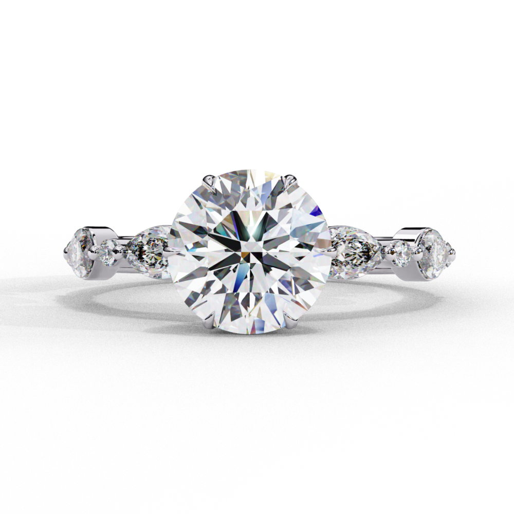 Anastassia MARQUISE & ROUND RING - Image 8
