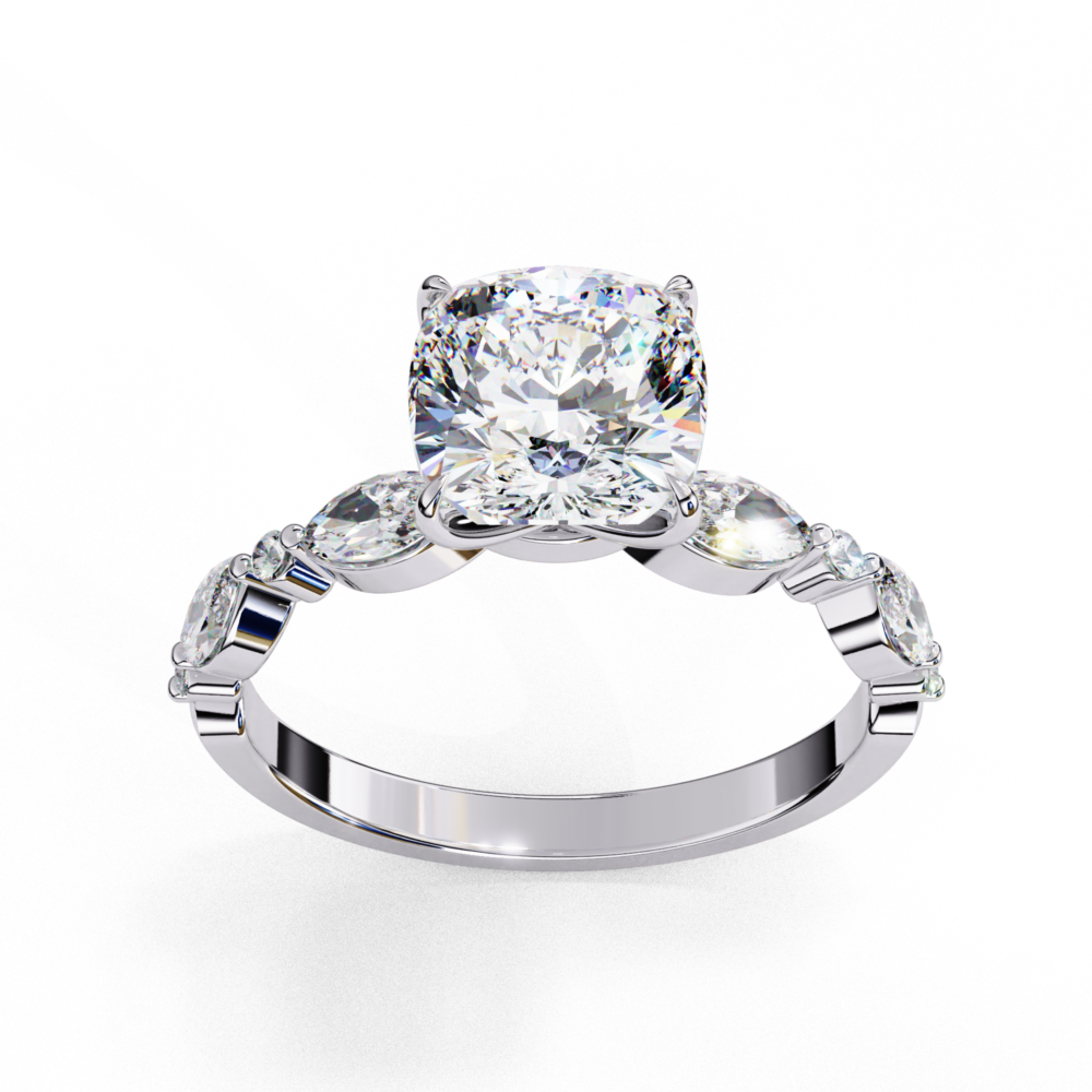 Théodora MARQUISE & CUSHION & ROUND RING - Image 3