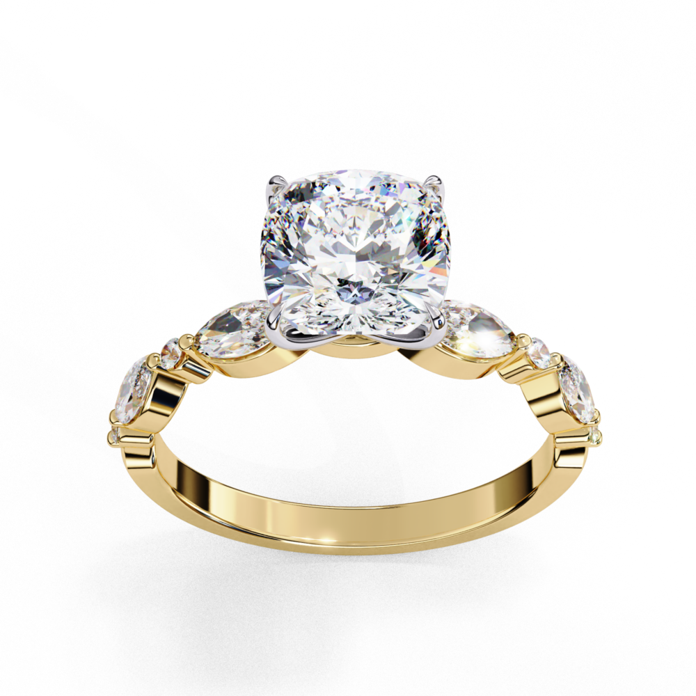 Théodora MARQUISE & CUSHION & ROUND RING - Image 4