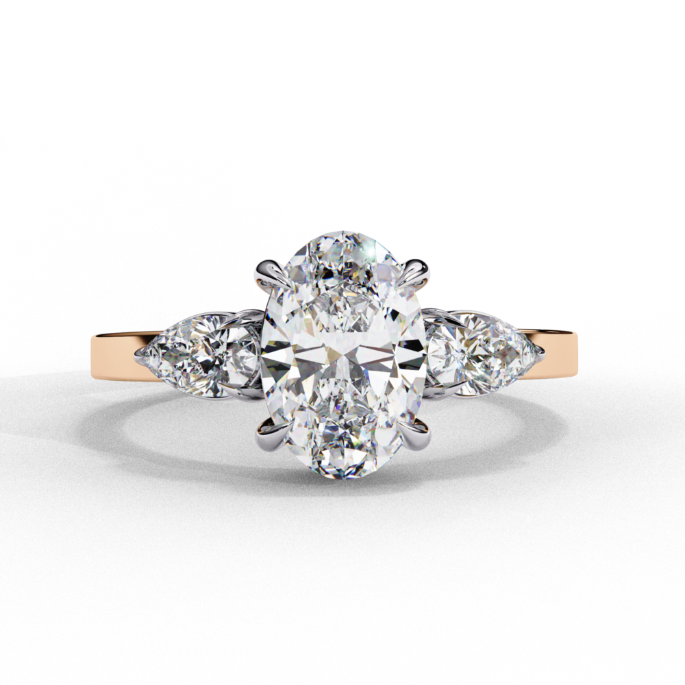 Giovanna OVAL & PEAR RING - Image 7