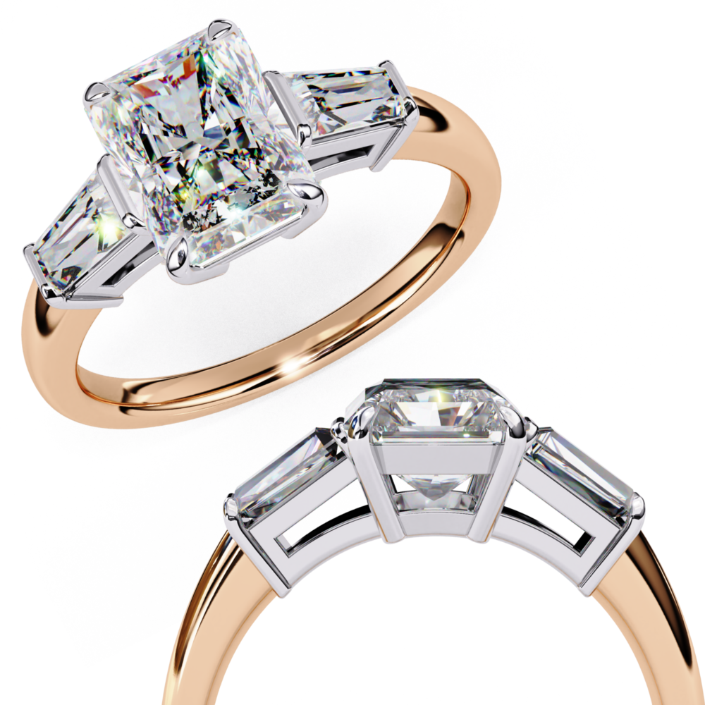 Vanderbilt RADIANT & BAGUETTE RING - Image 5