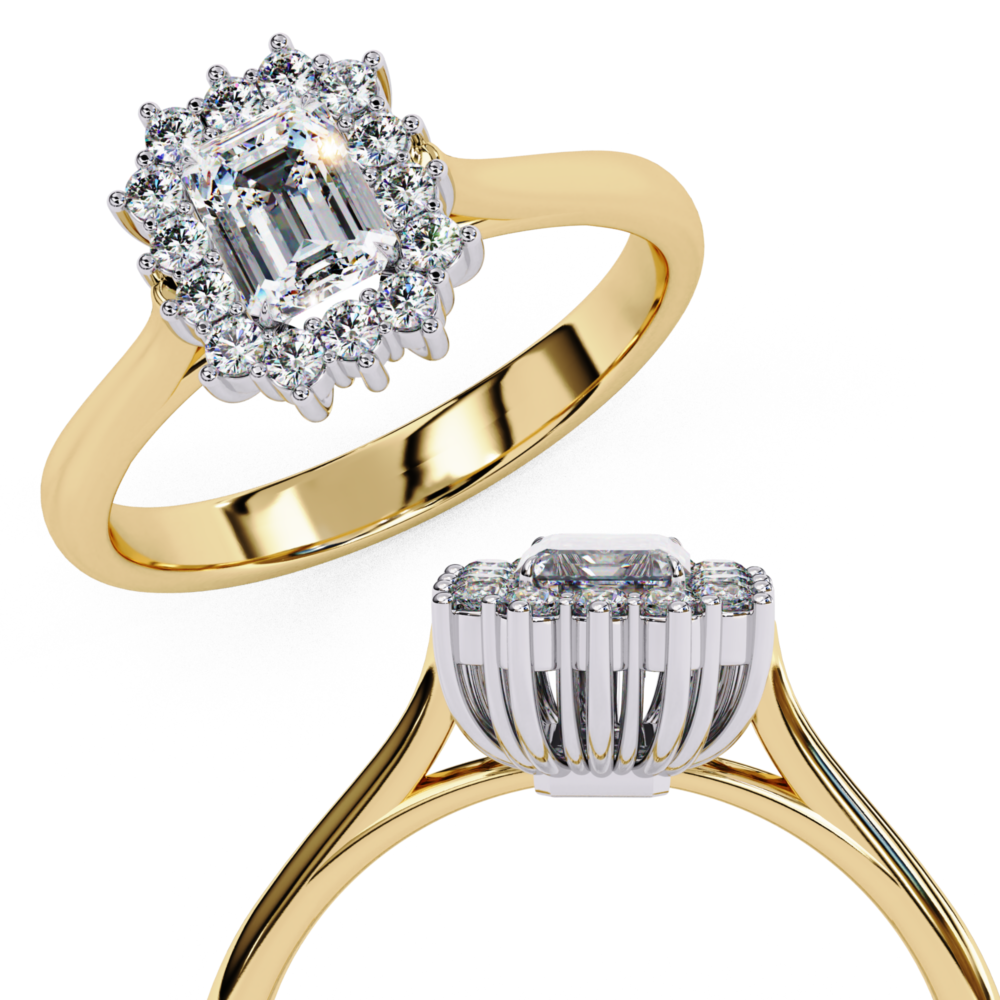 Kensington EMERALD & ROUND RING