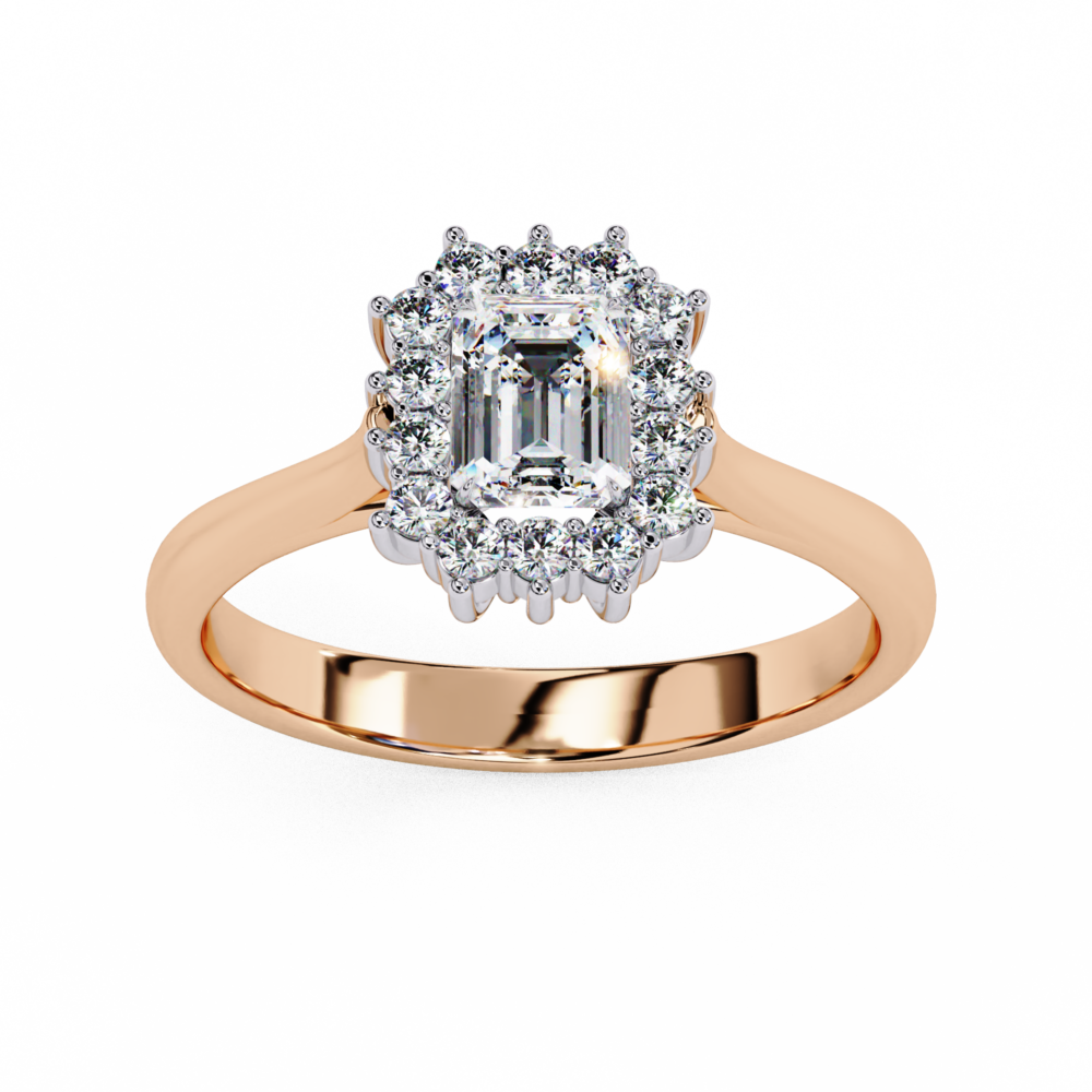 Kensington EMERALD & ROUND RING - Image 5