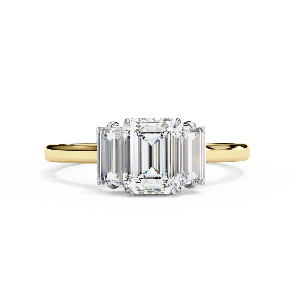 Astoria EMRALD & BAGUETTE RING - Image 7
