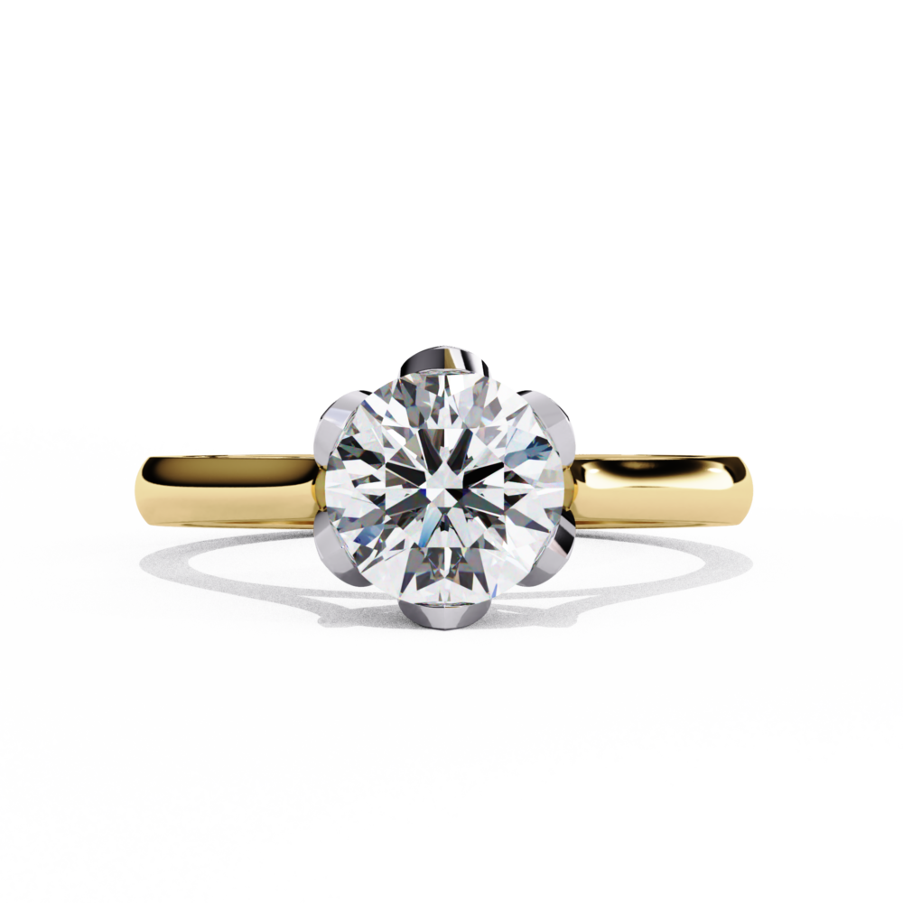 Anastassia ROUND SOLITAIRE RING - Image 4