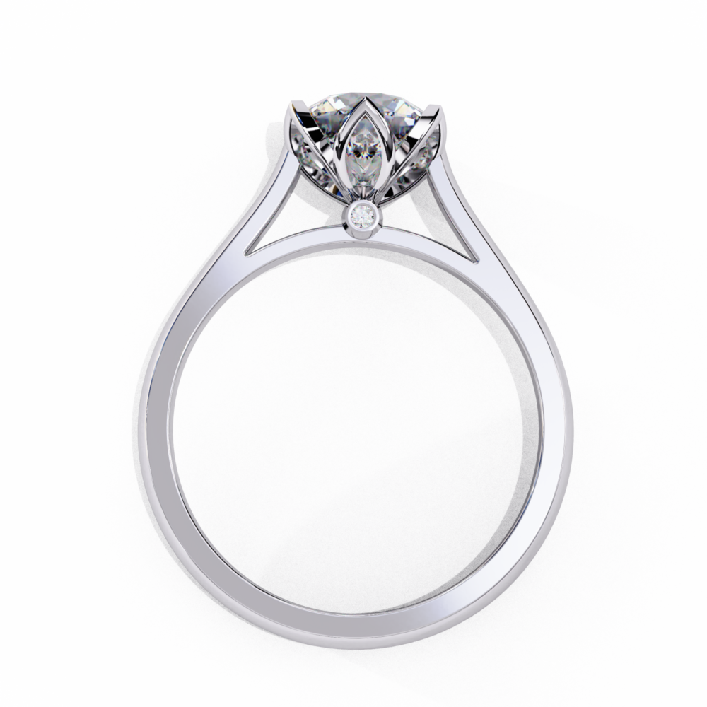 Anastassia ROUND SOLITAIRE RING - Image 6
