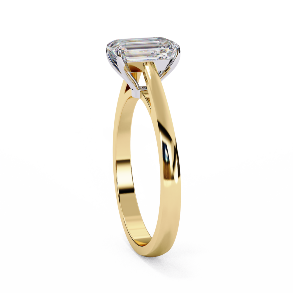 Wellington EMERALD SOLITAIRE RING - Image 7