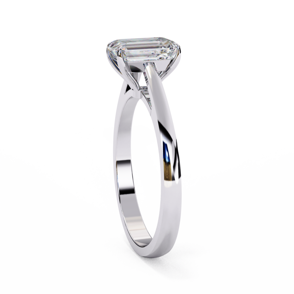 Wellington EMERALD SOLITAIRE RING - Image 8