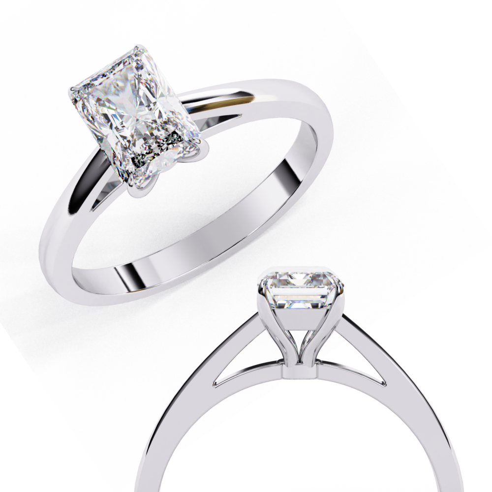 Valentina RADIANT SOLITAIRE RING - Image 6