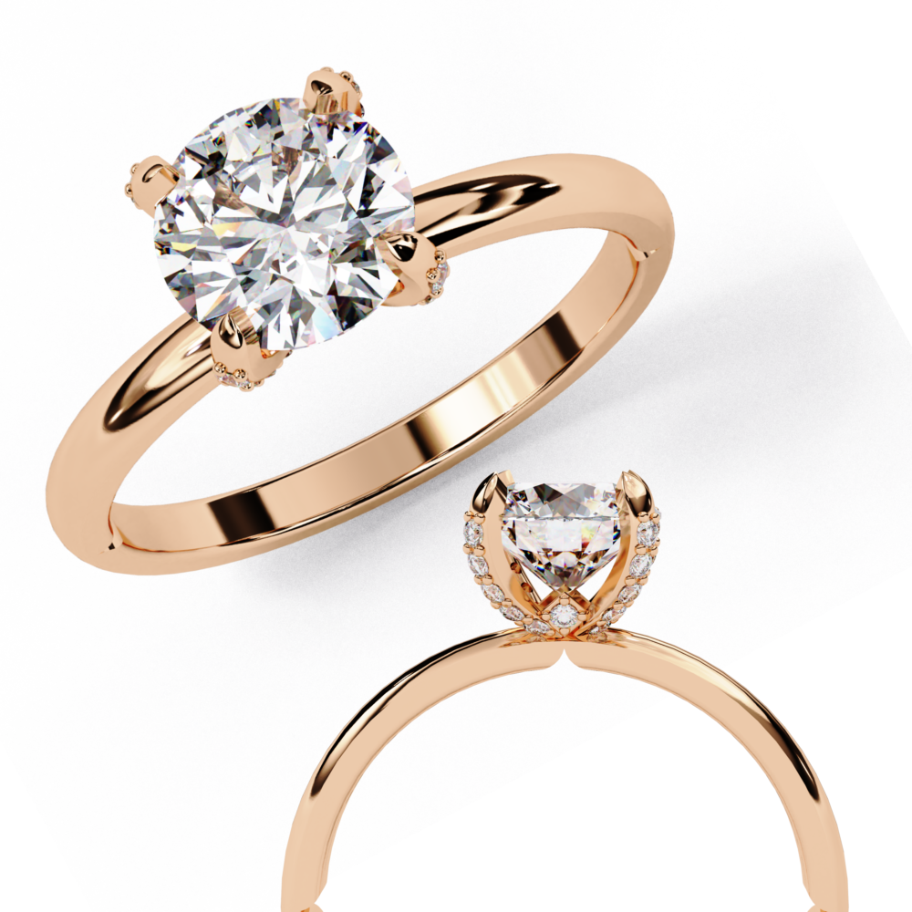 Astoria ROUND SOLITAIRE RING - Image 6