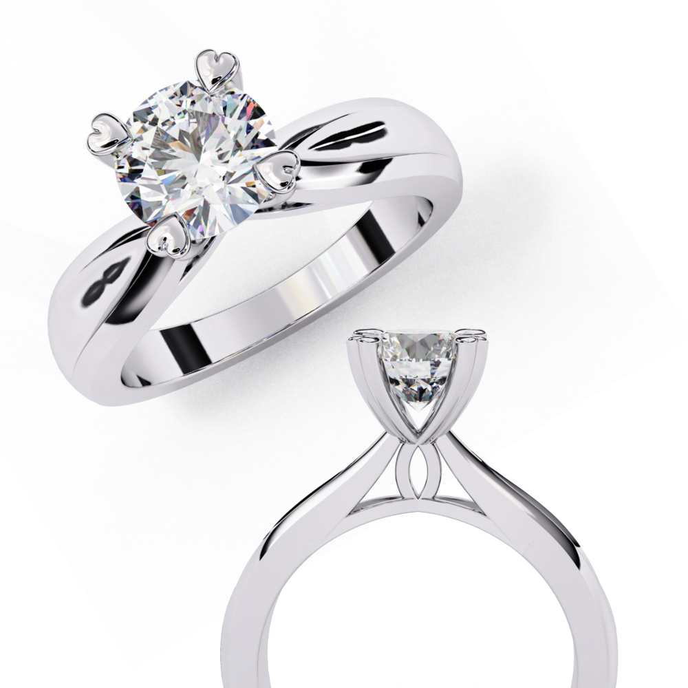 Wellington ROUND SOLITAIRE RING - Image 6
