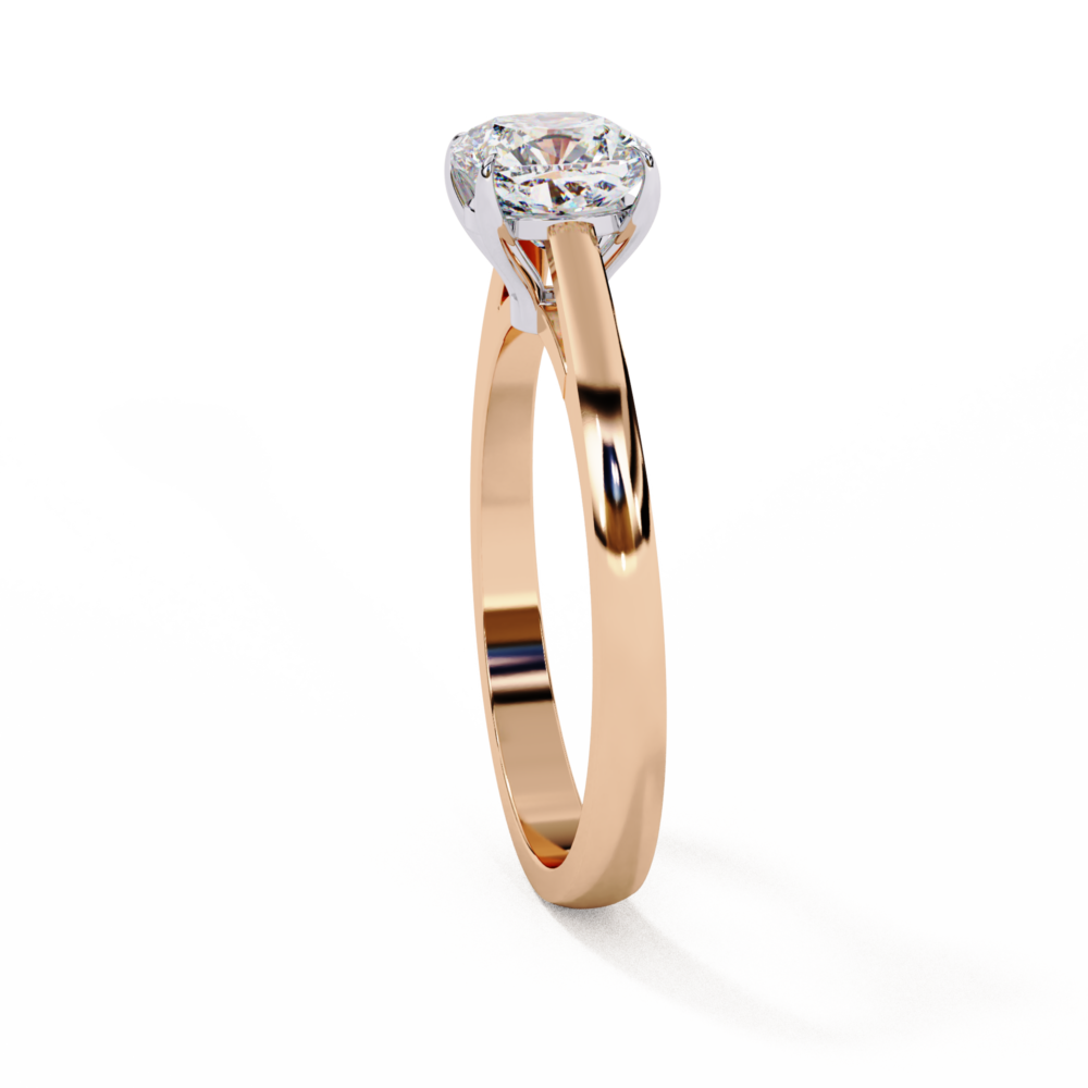 Isabeau CUSHION SOLITAIRE RING - Image 4