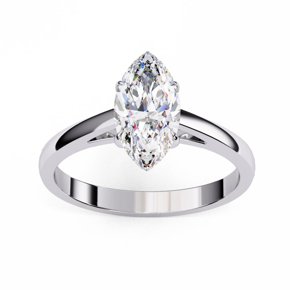 Zhilan  MARQUISE SOLITAIRE RING - Image 4