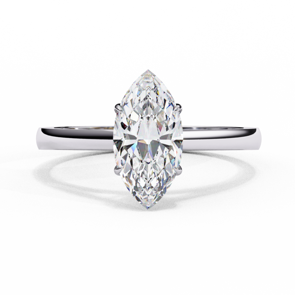 Zhilan  MARQUISE SOLITAIRE RING - Image 5