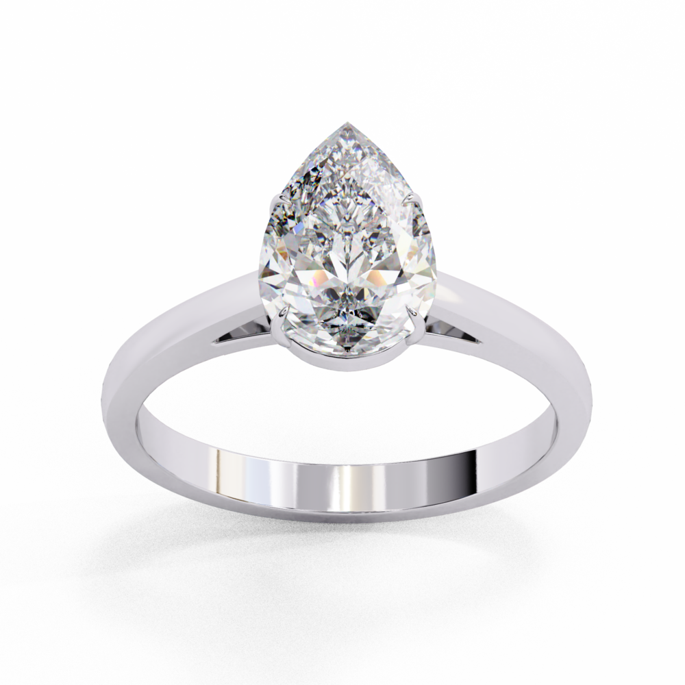Vanderbilt PEAR SOLITAIRE RING - Image 3