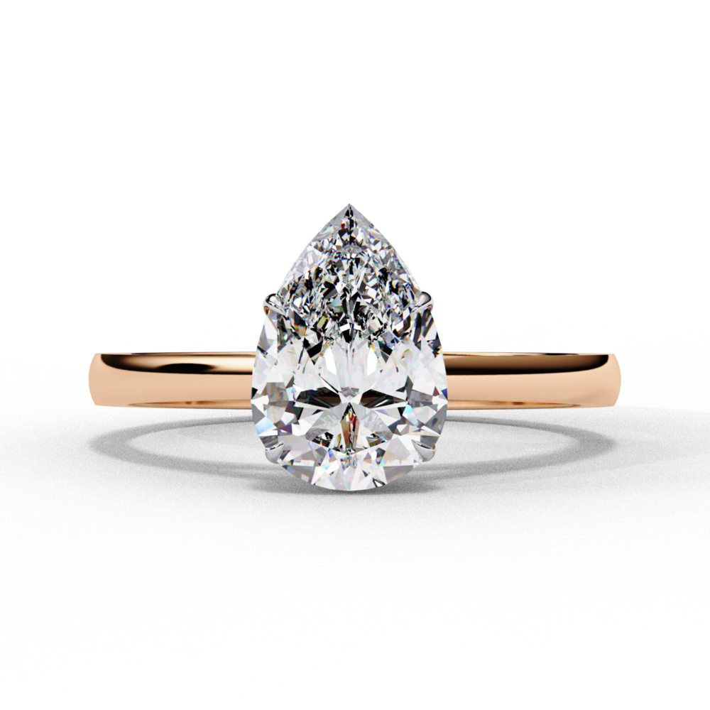 Vanderbilt PEAR SOLITAIRE RING - Image 6