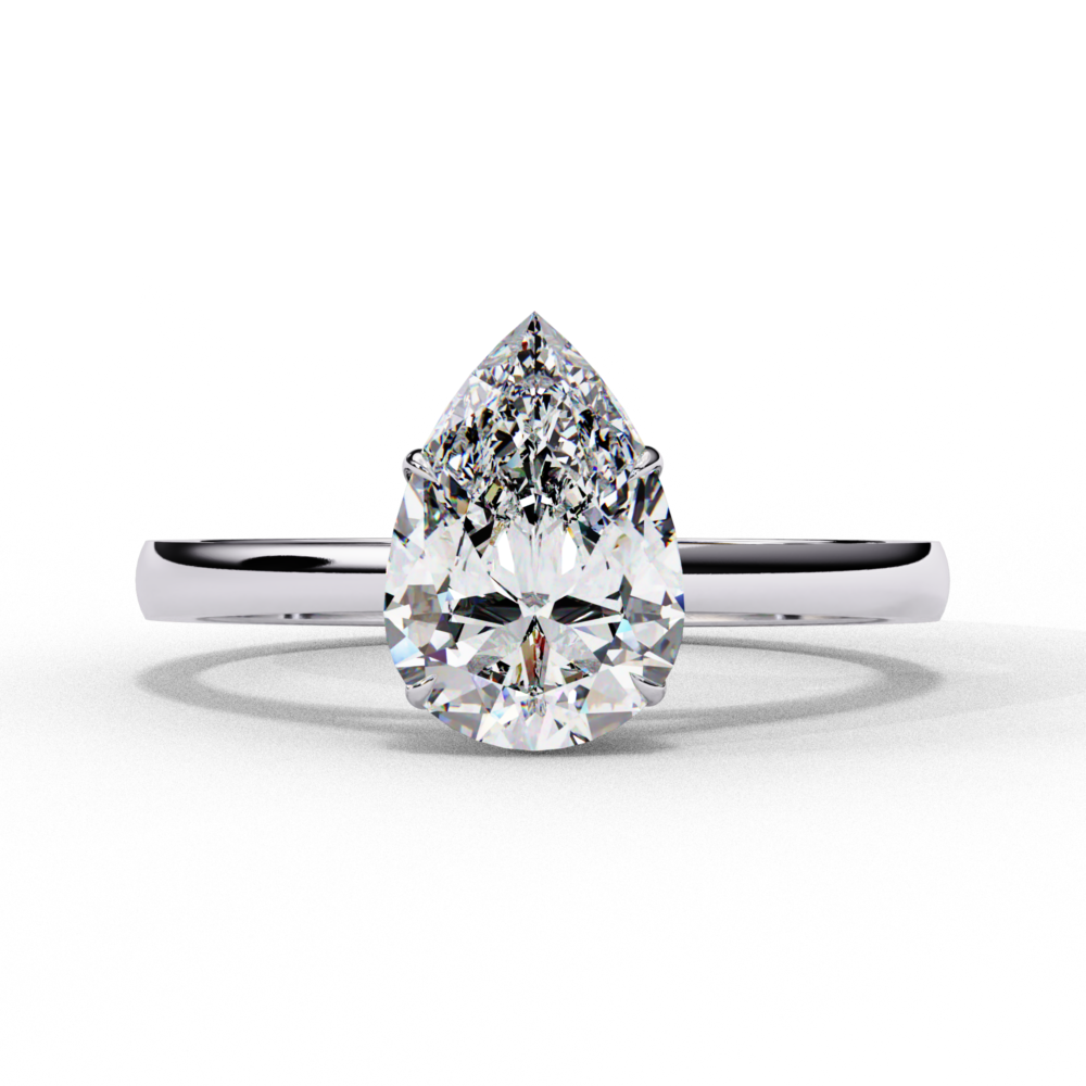 Vanderbilt PEAR SOLITAIRE RING - Image 7