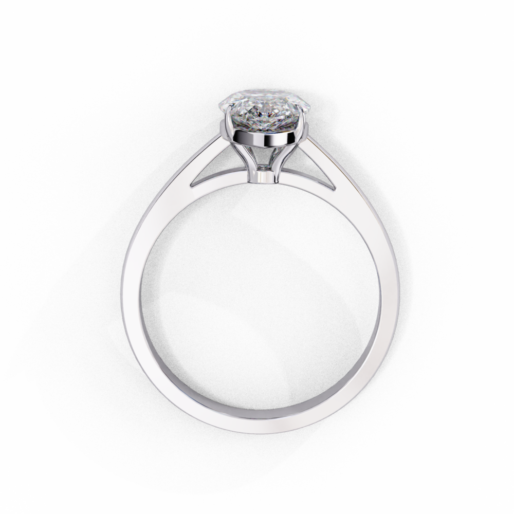 Vanderbilt PEAR SOLITAIRE RING - Image 8