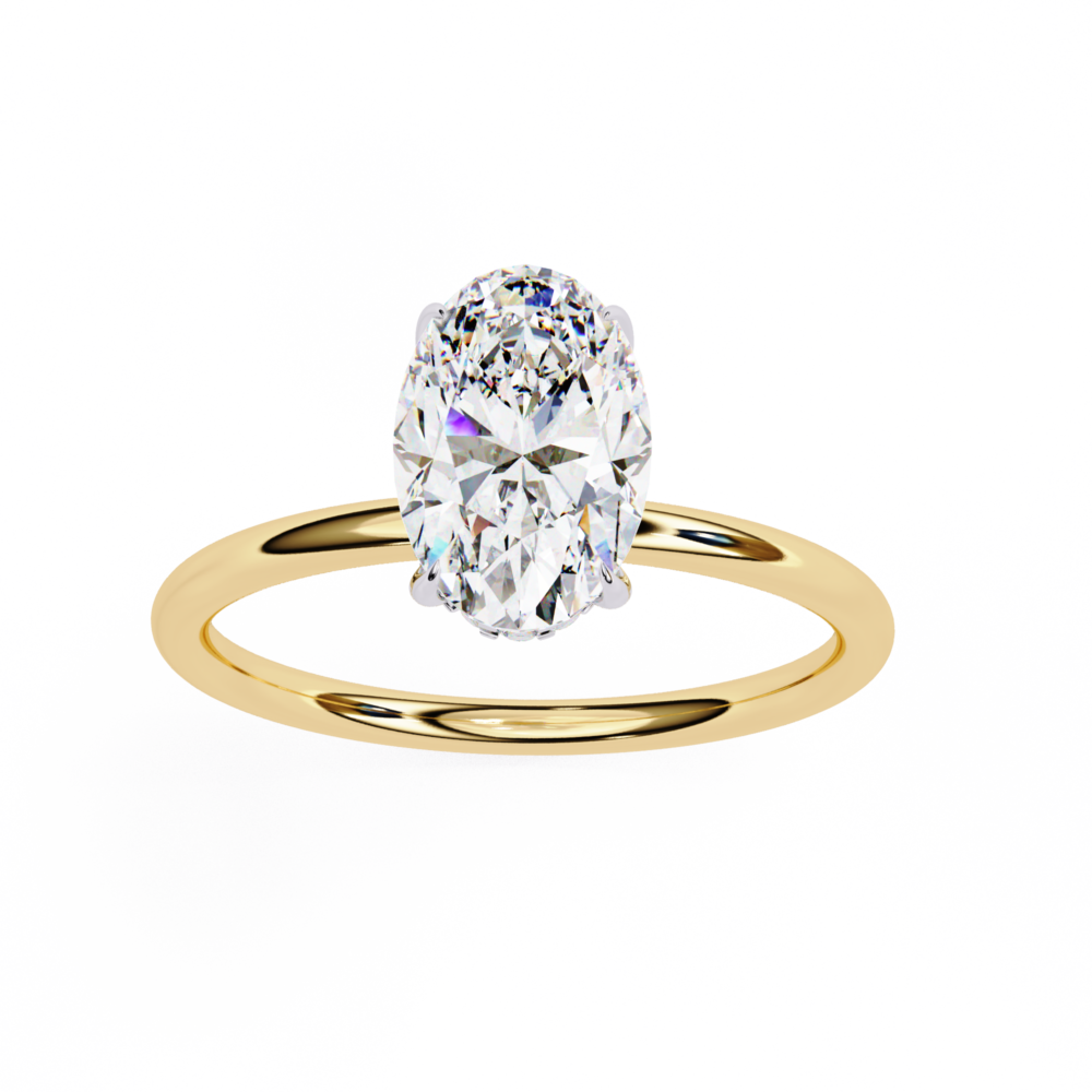 Callidora OVAL SOLITAIRE RING - Image 3