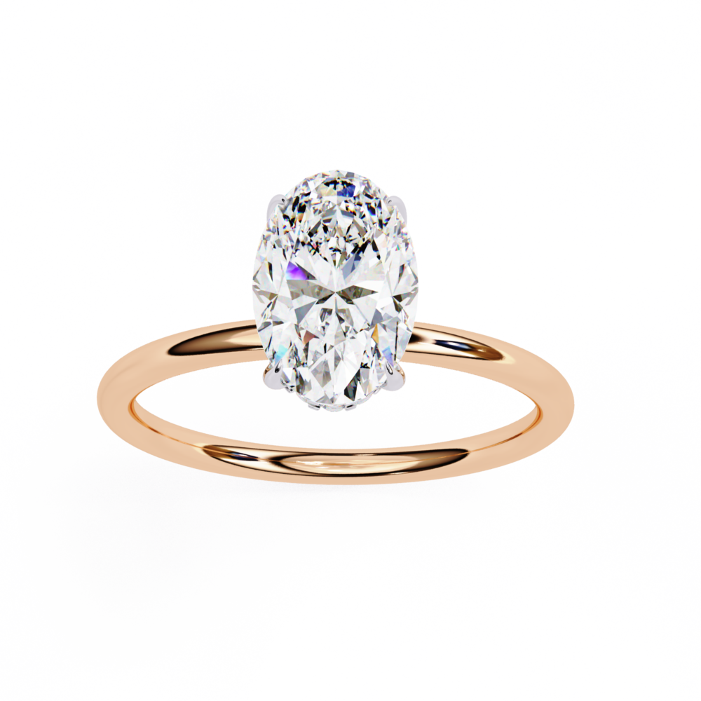 Callidora OVAL SOLITAIRE RING - Image 4