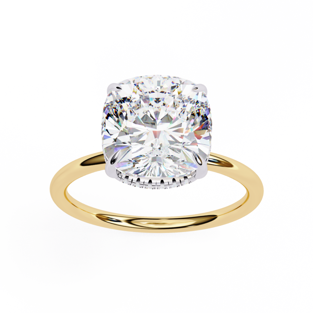 Chenglei CUSHION SOLITAIRE RING - Image 3