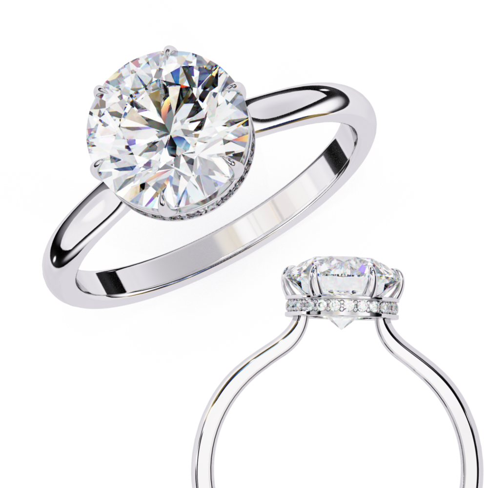 Montclair ROUND SOLITAIRE RING - Image 5