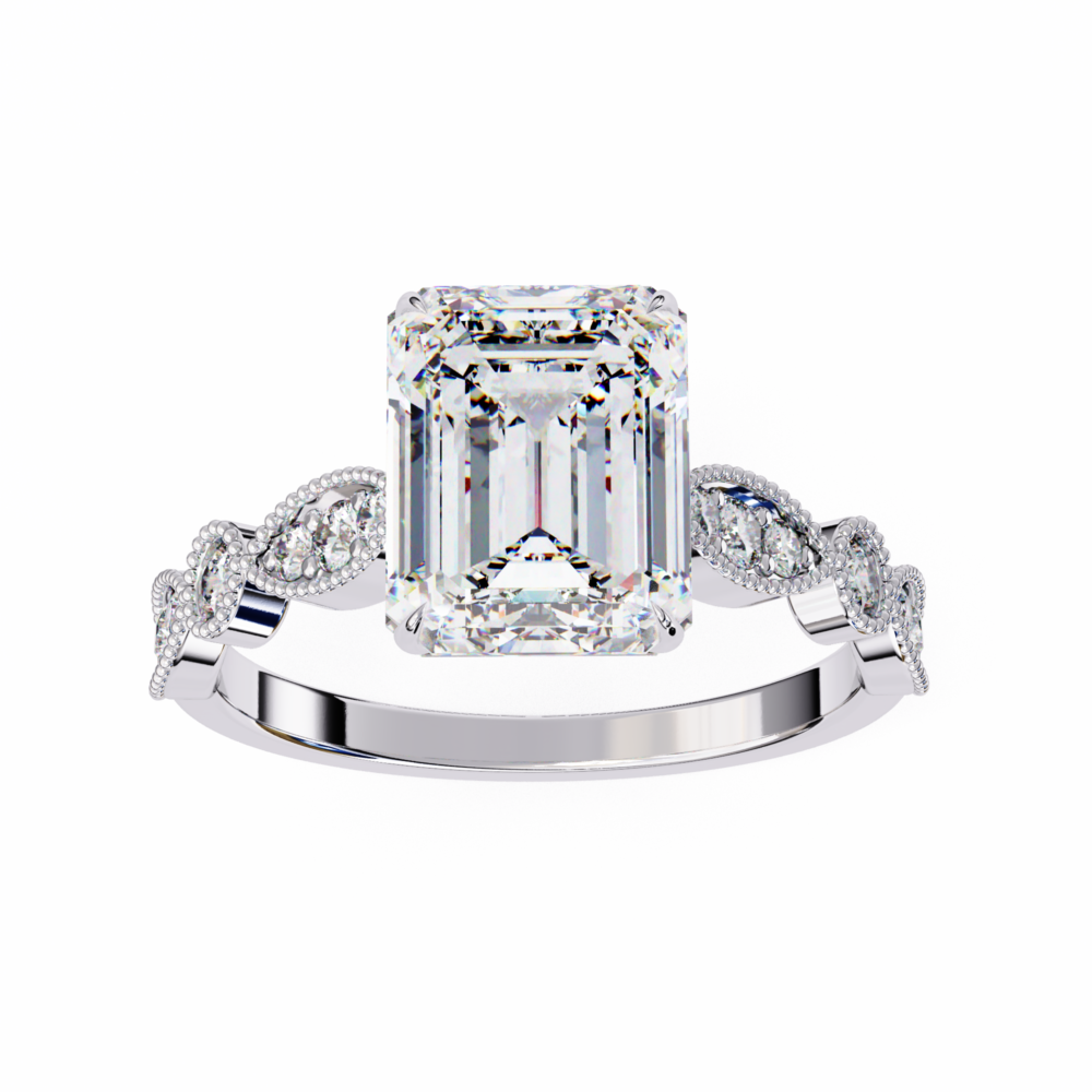 Zhilan EMERALD & ROUND RING - Image 3