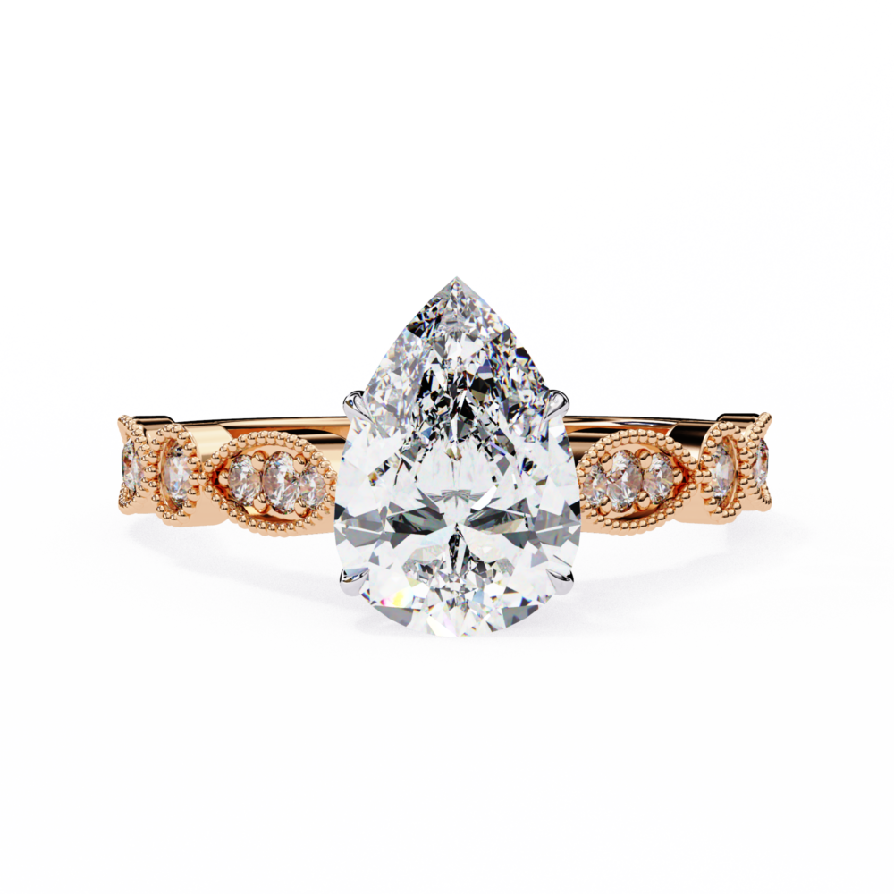 Montclair PEAR & ROUND RING - Image 3
