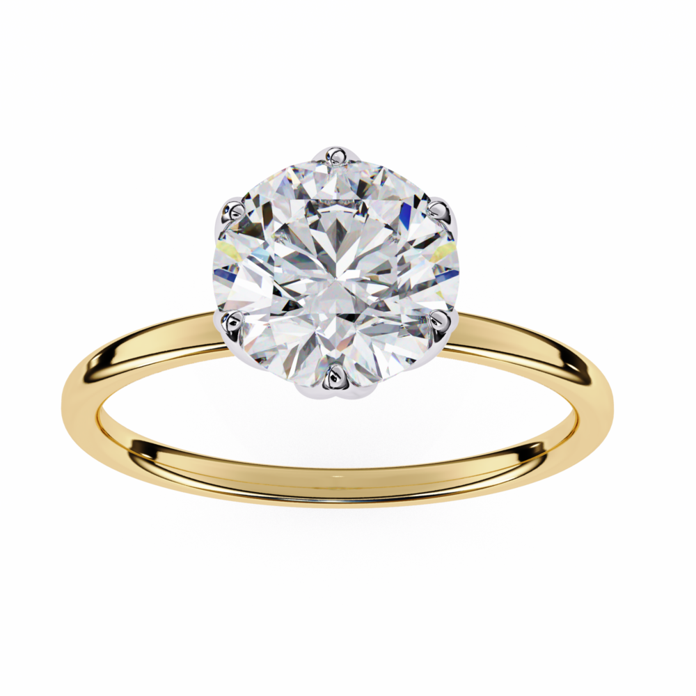 Sterling ROUND SOLITAIRE RING - Image 4