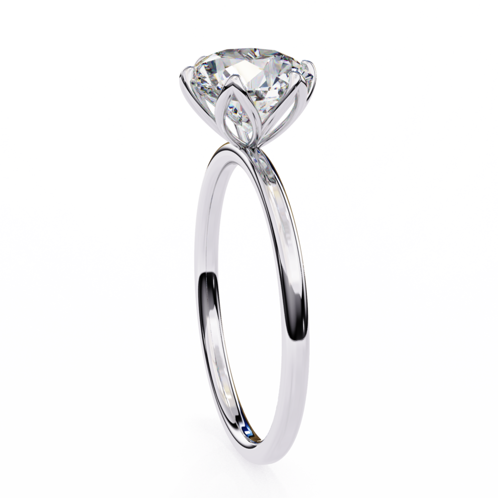 Sterling ROUND SOLITAIRE RING - Image 7