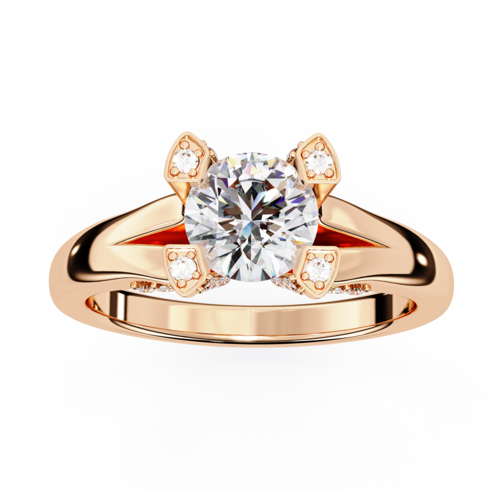 Wellington ROUND SOLITAIRE RING - Image 4