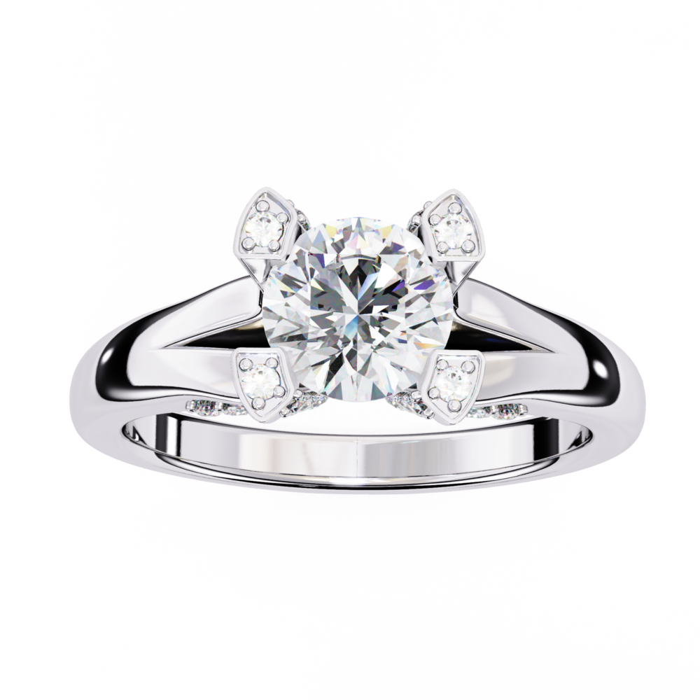 Wellington ROUND SOLITAIRE RING - Image 5