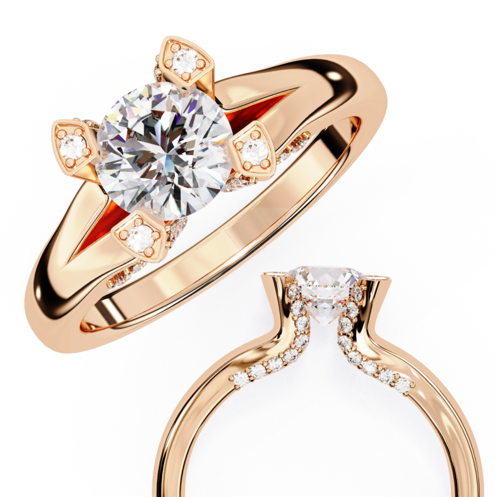 Wellington ROUND SOLITAIRE RING - Image 6