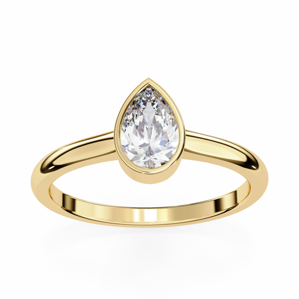 Serafina PEAR SOLITAIRE RING - Image 4