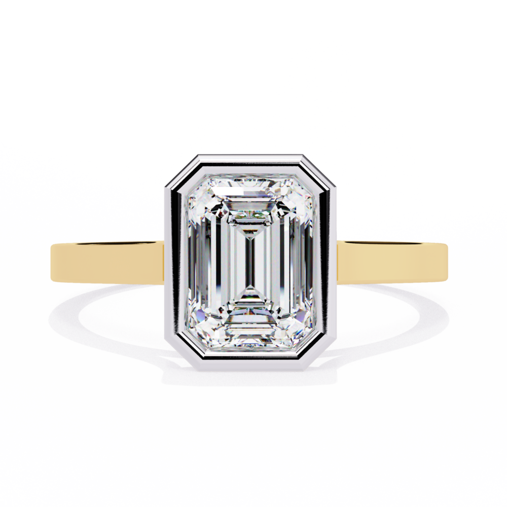 Zephyra EMERALD SOLITAIRE RING - Image 6