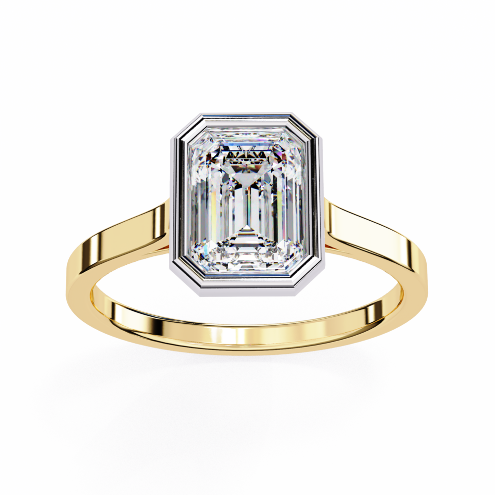 Zephyra EMERALD SOLITAIRE RING - Image 8