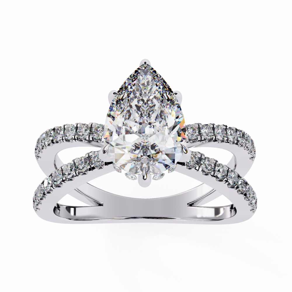 Reginalda PEAR & ROUND RING - Image 4